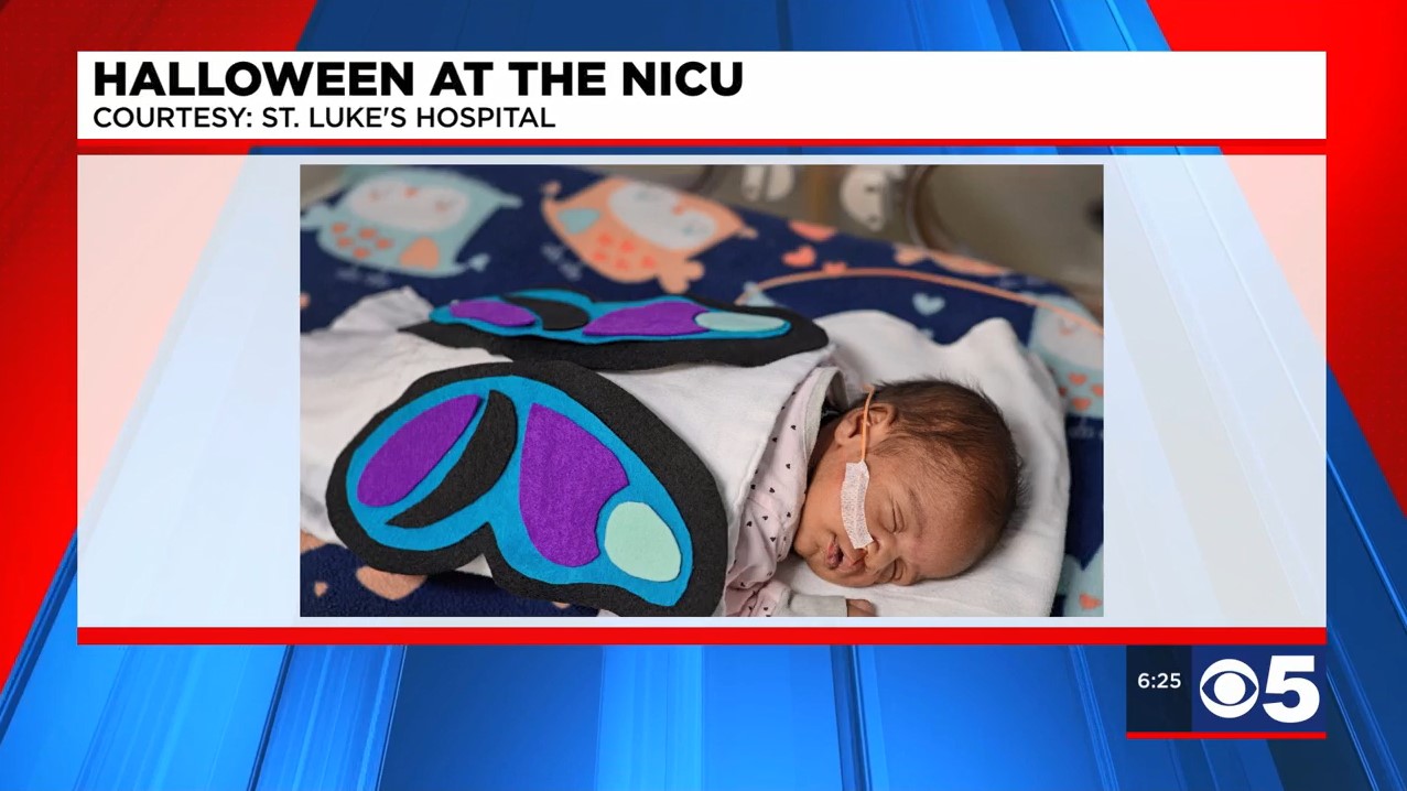 KCTV Premature babies dress up for Halloween thanks to Saint Luke's